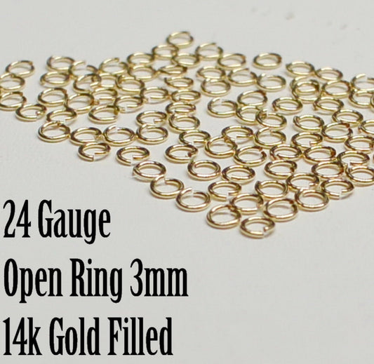 14k gold filled jump rings