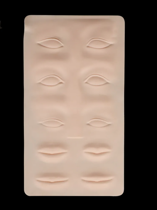 Piel de práctica de ojos/labios 3D