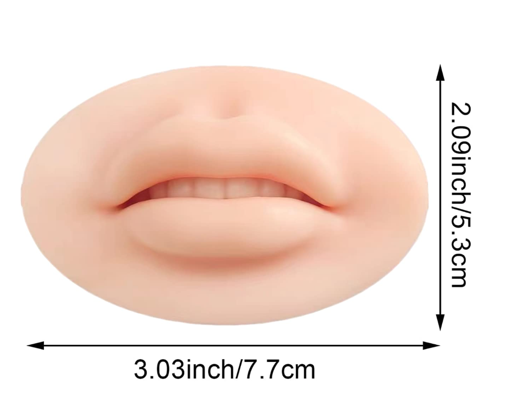3D Silicone Lips for Cosmetic Tattoo