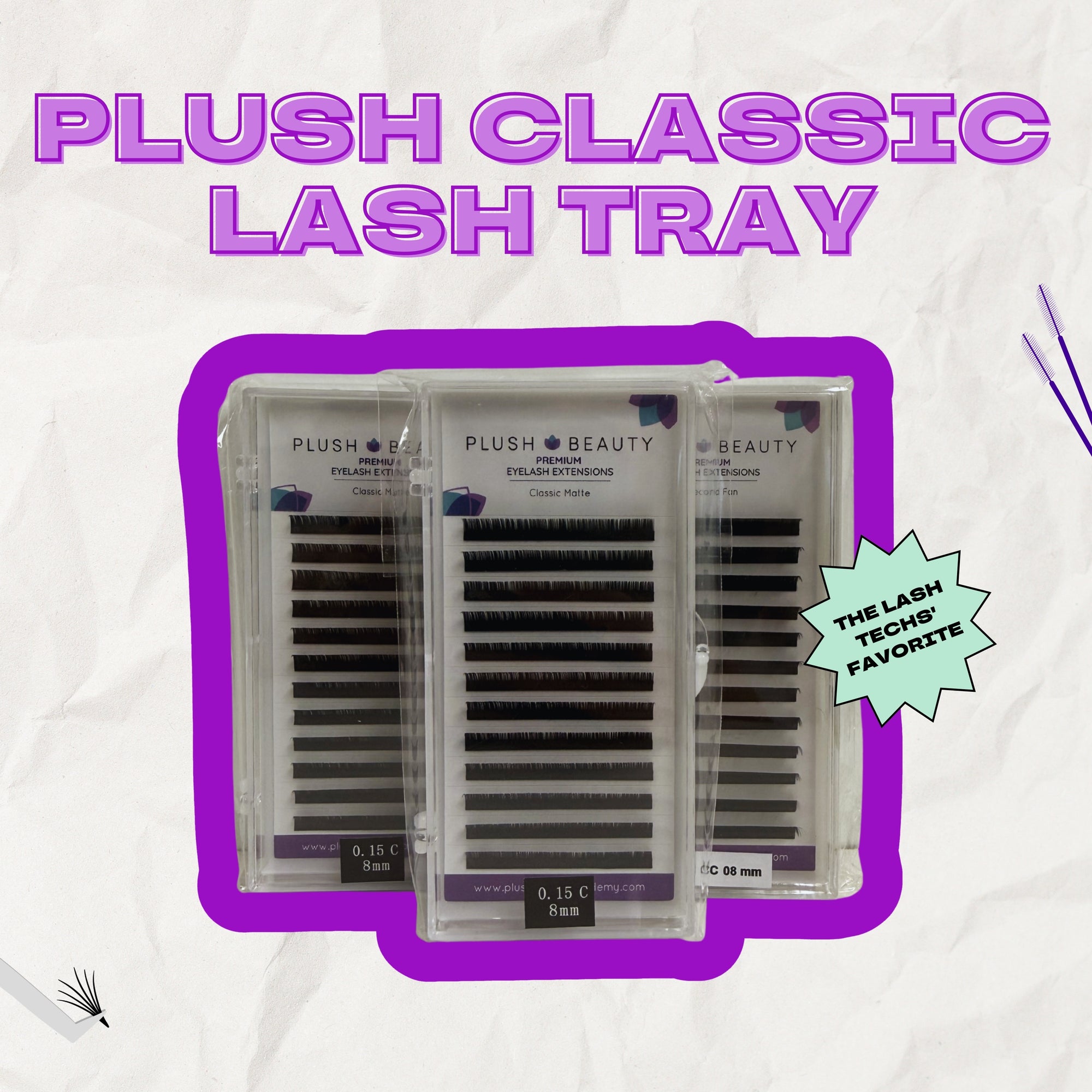 Plush Classic Lash Tray