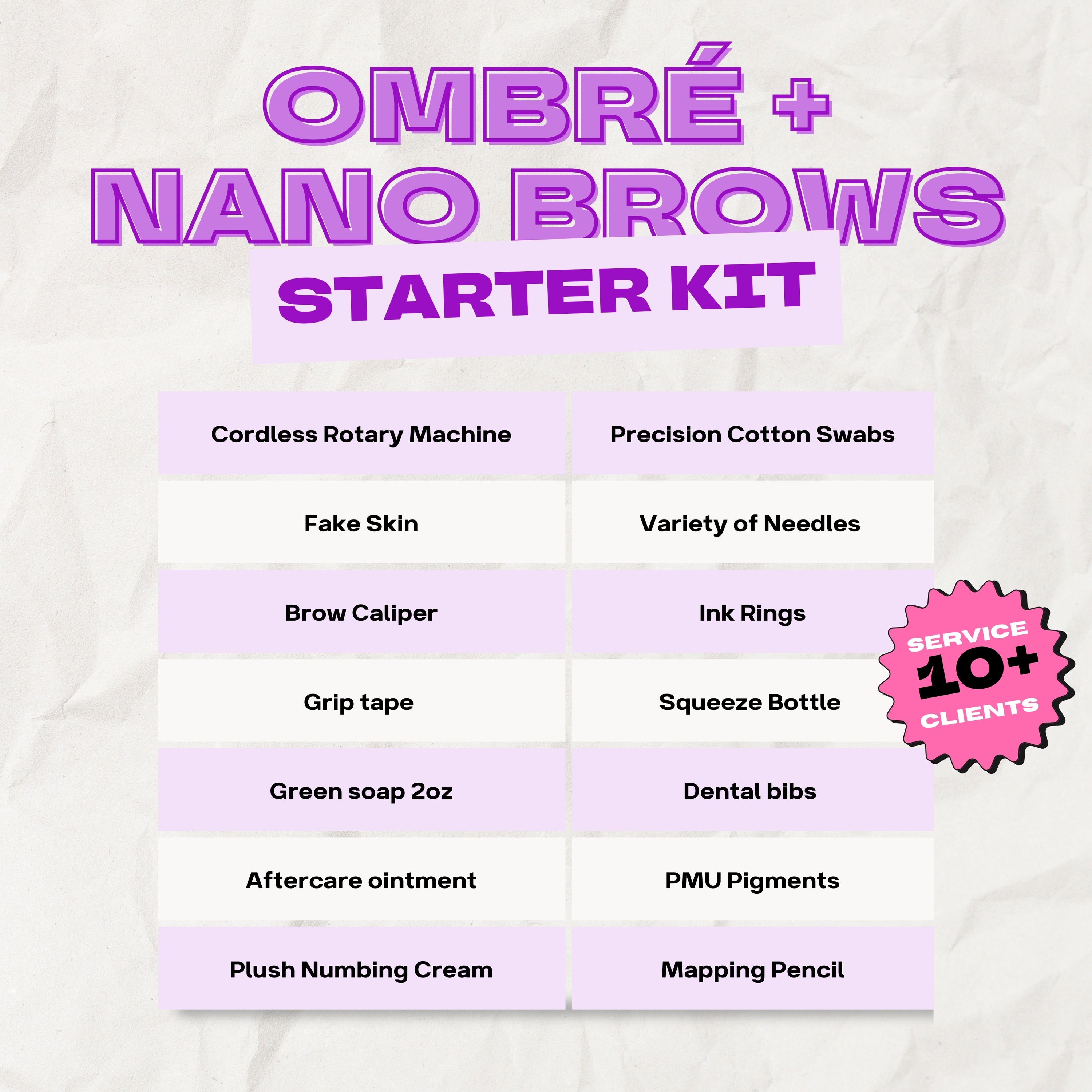Ombre + Nano Brow Hands On Training