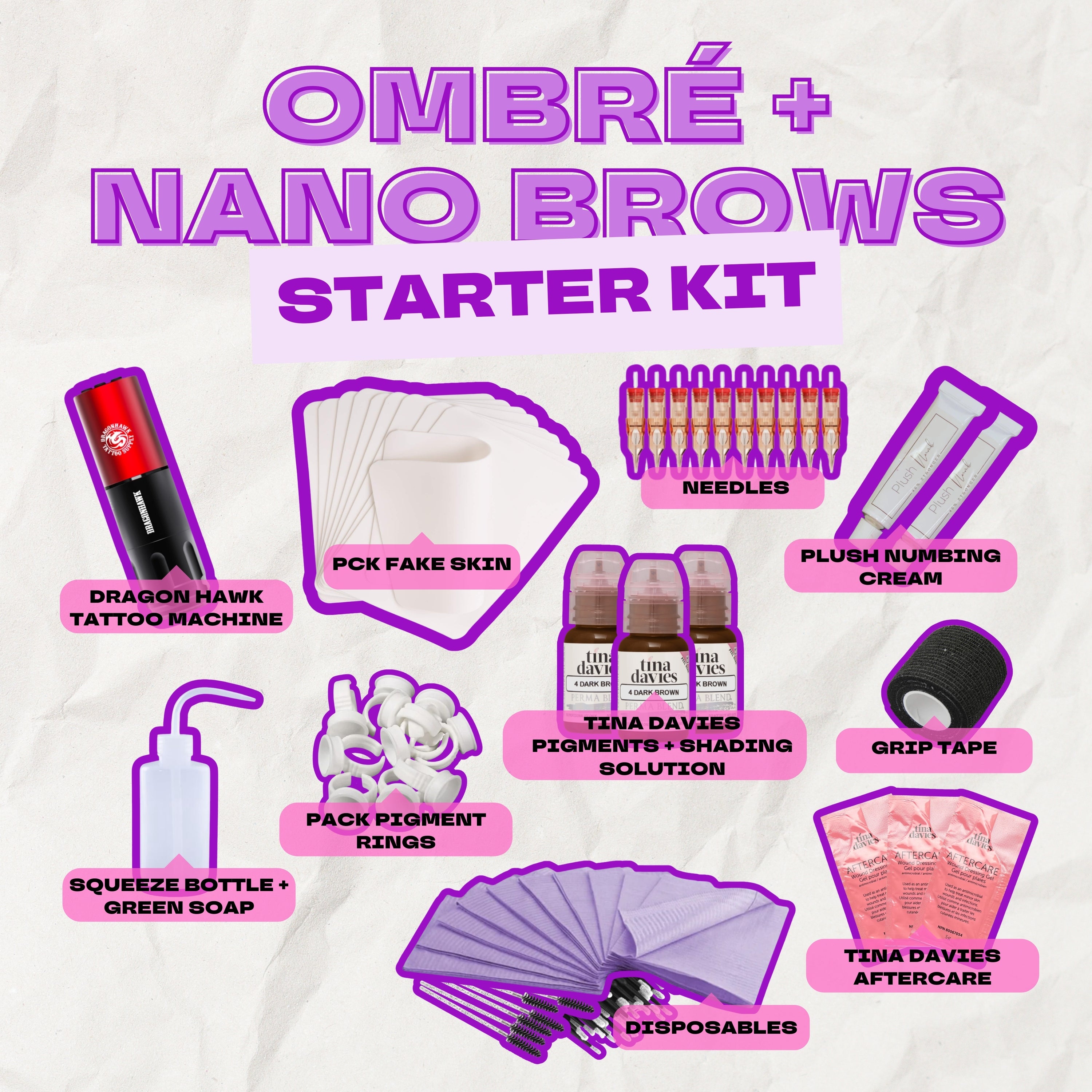 Ombre + Nano Brow Hands On Training