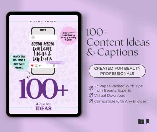 100+ Content Ideas and Captions Guide
