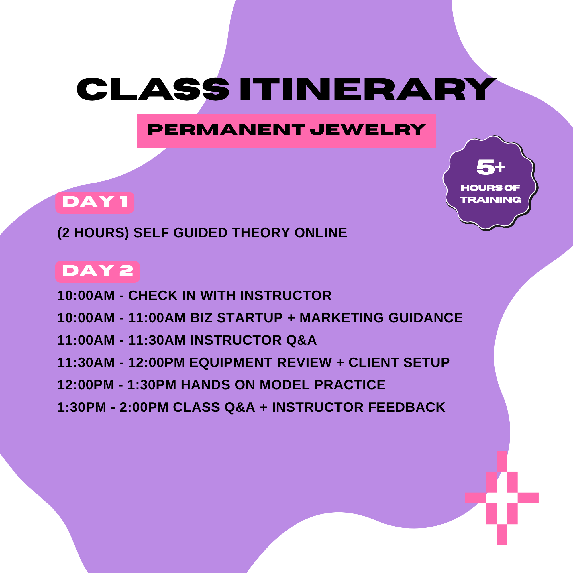 Permanent Jewelry Training Plush Beauty Academy